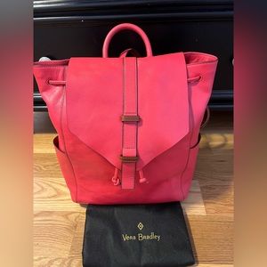 Vera Bradley leather big sky backpack